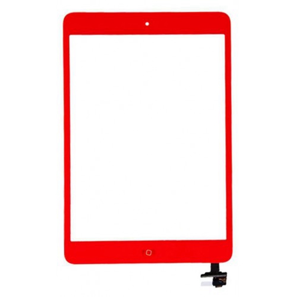 Tactil &IC Chip para iPad Mini rojo