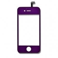 Touch Screen Iphone 4g Pantalla Tactil Verde Morado Azul