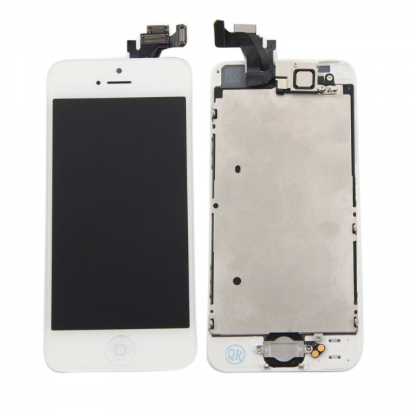 Pantalla Tactil Home Boton para iPhone 5 blanco